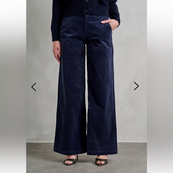 AG Stella Wide Cord In Deep Trenches size 30 - Picture 2 of 9